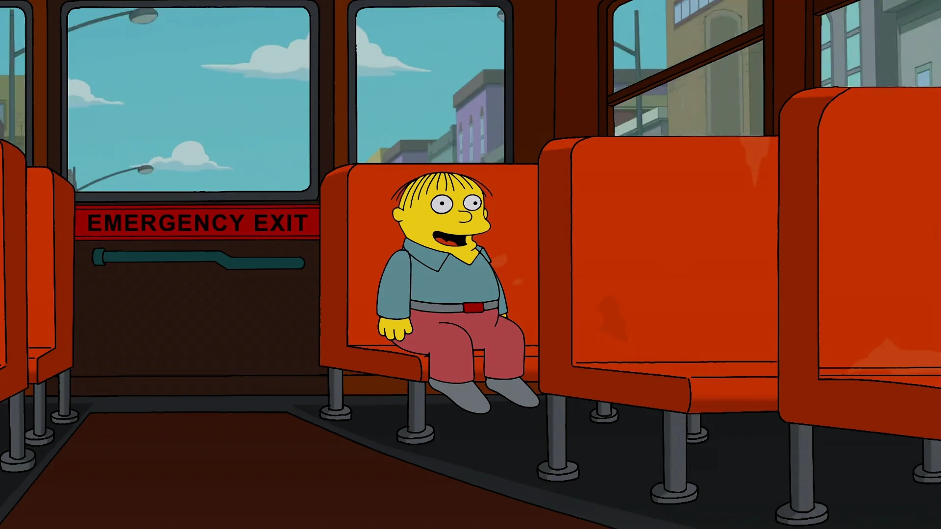 Chuckles, I'm In Danger - Ralph Wiggum on Bus - The Simpsons meme template variation