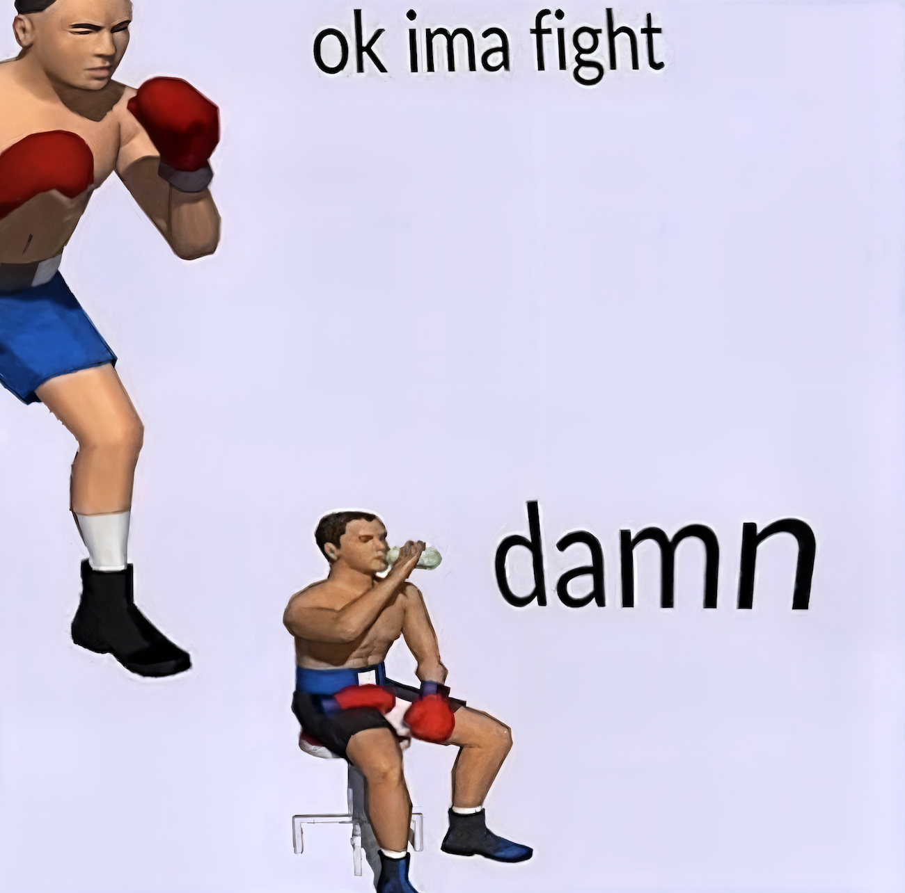 damn got hands meme template