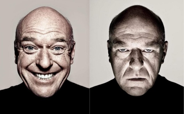 Dean Norris Smile Frown - Hank from Breaking Bad meme template variation