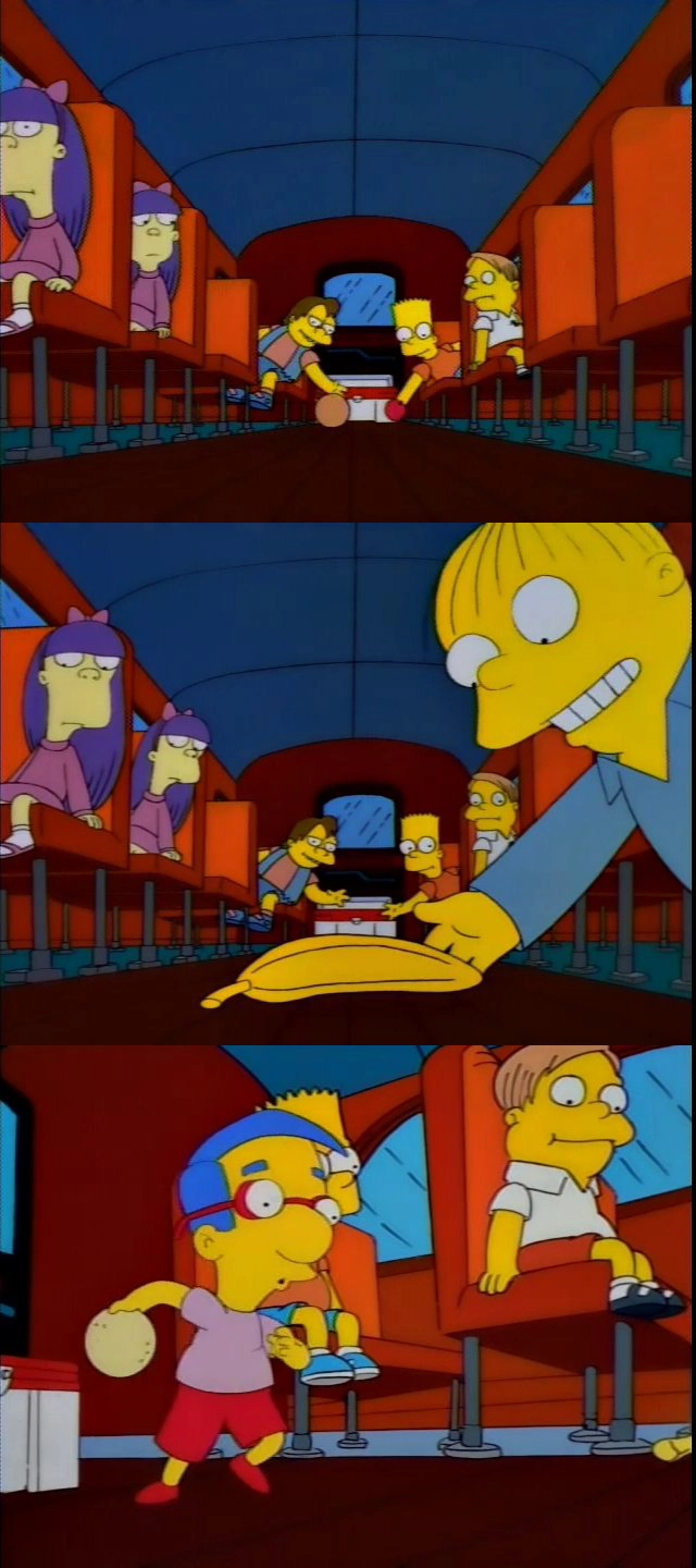 Go Apple! Go Orange! Go Banana! - Fruit Race - The Simpsons meme template variation