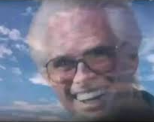 Grandpa In Heaven/Old Man Smiling In Blue Skies - Uncle Baby Billy - The Righteous Gemstones meme template variation