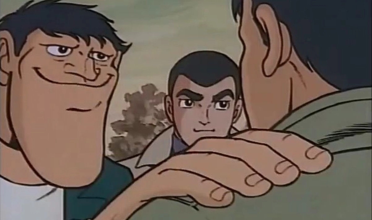 Hand on Shoulder meme template