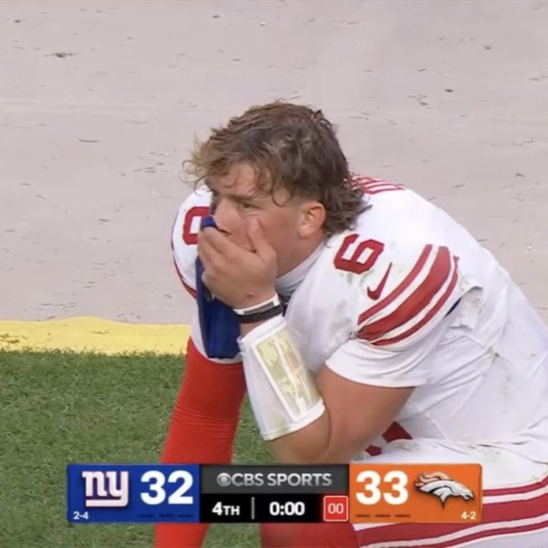  New York Giants Kicker Jude McAtamney After Miss meme template variation