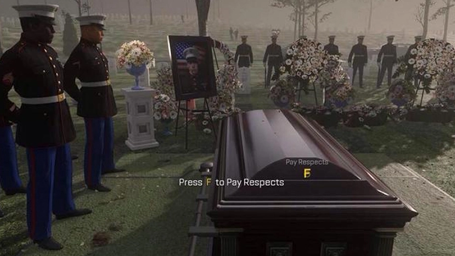 Press F To Pay Respects - Call of Duty meme template