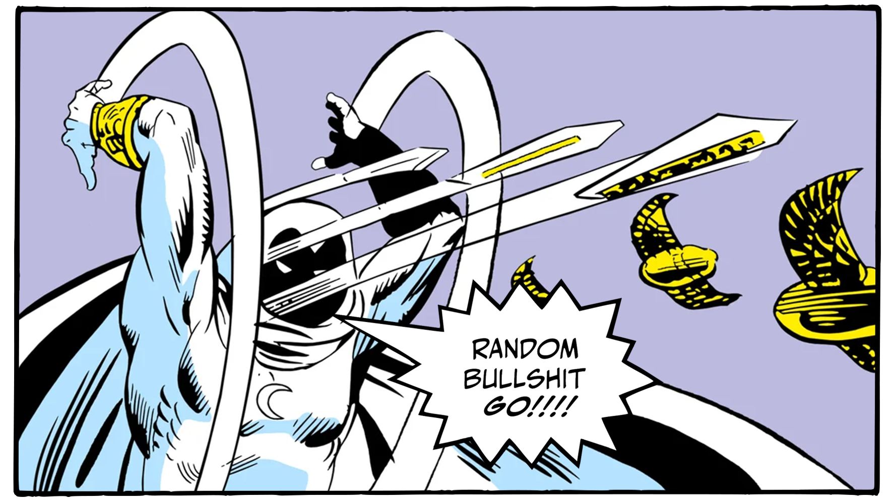 Random Bullshit Go!!!! meme template