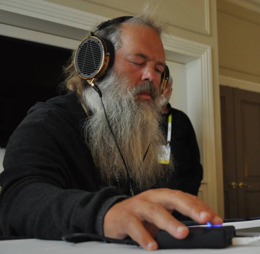Rick Rubin Vibing Wearing Headphones  meme template