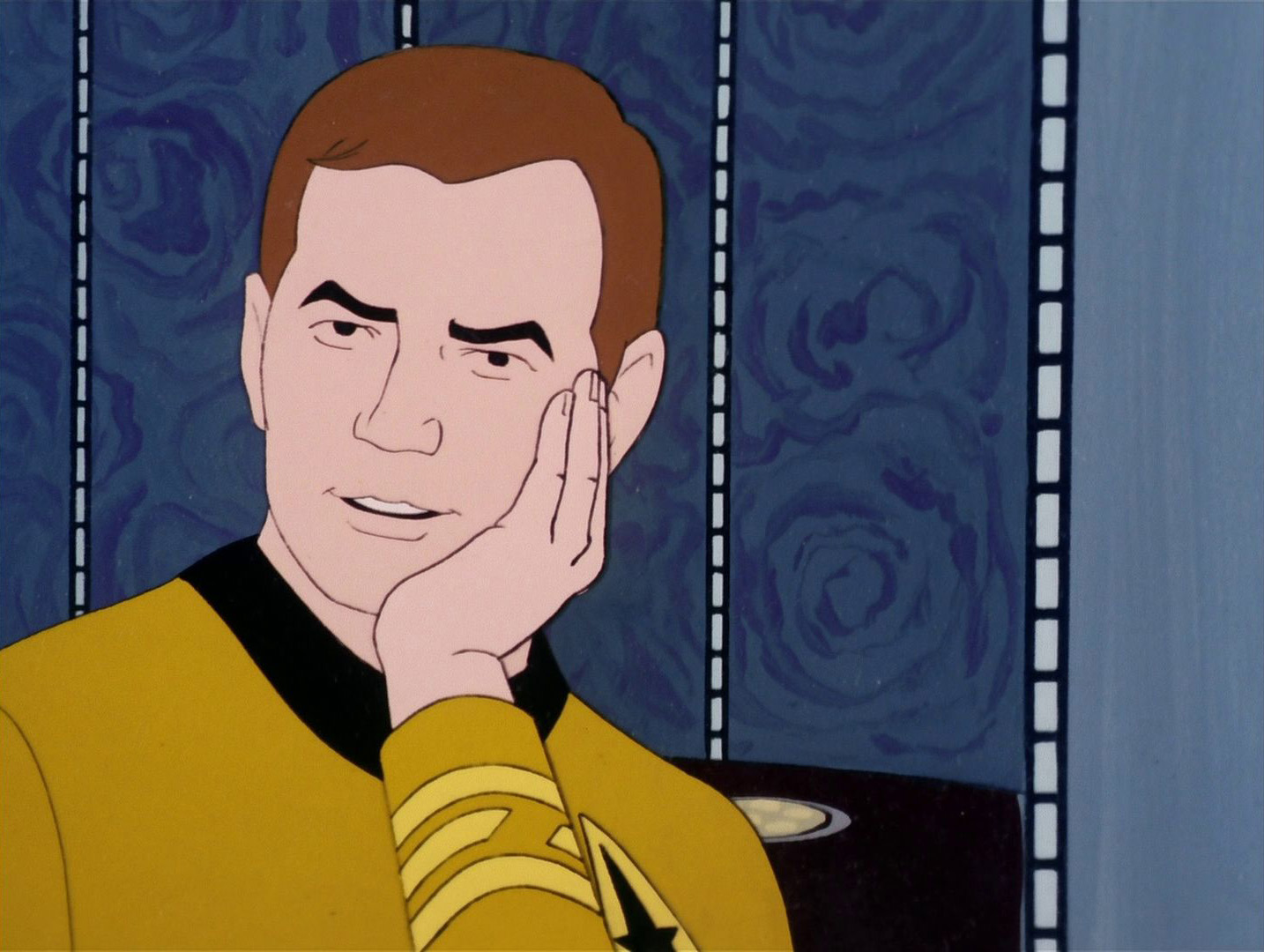 Sarcastically Surprised Captain Kirk meme template variation