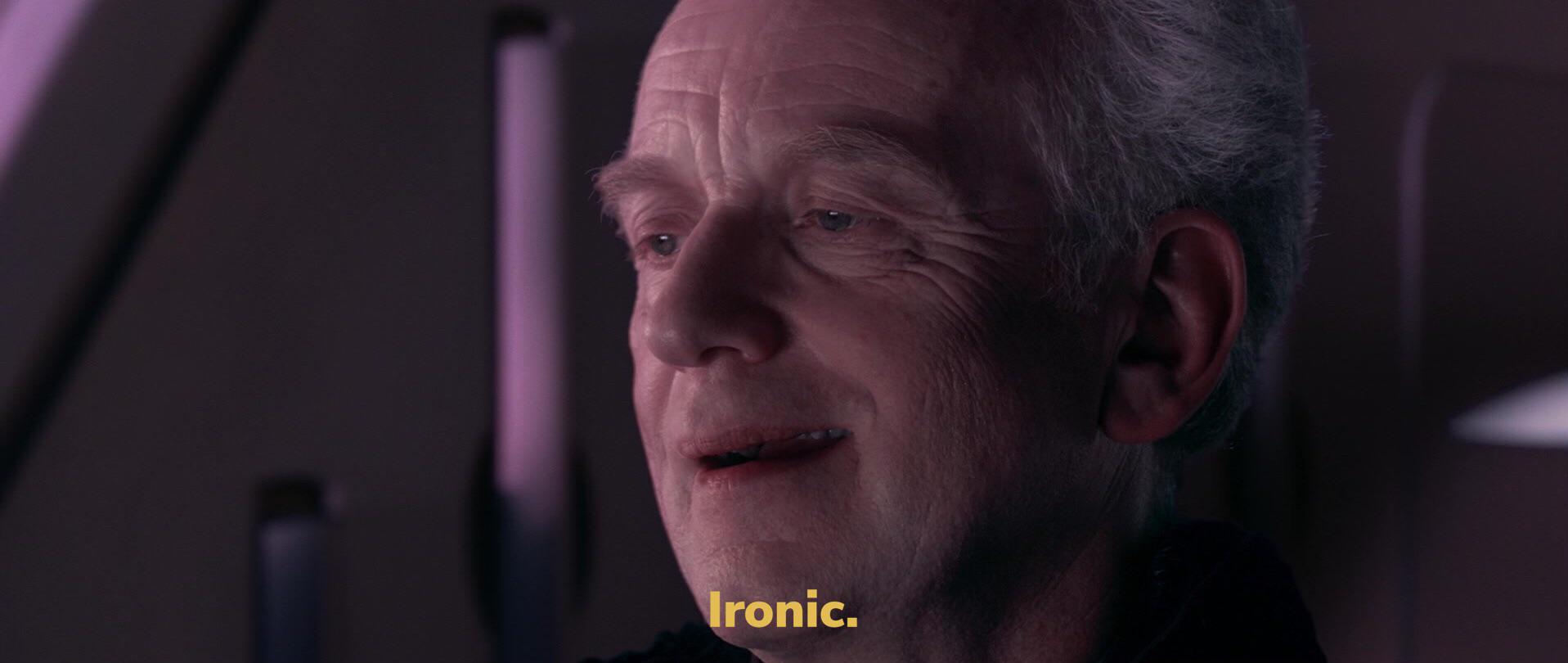 Star Wars Palpatine - Ironic