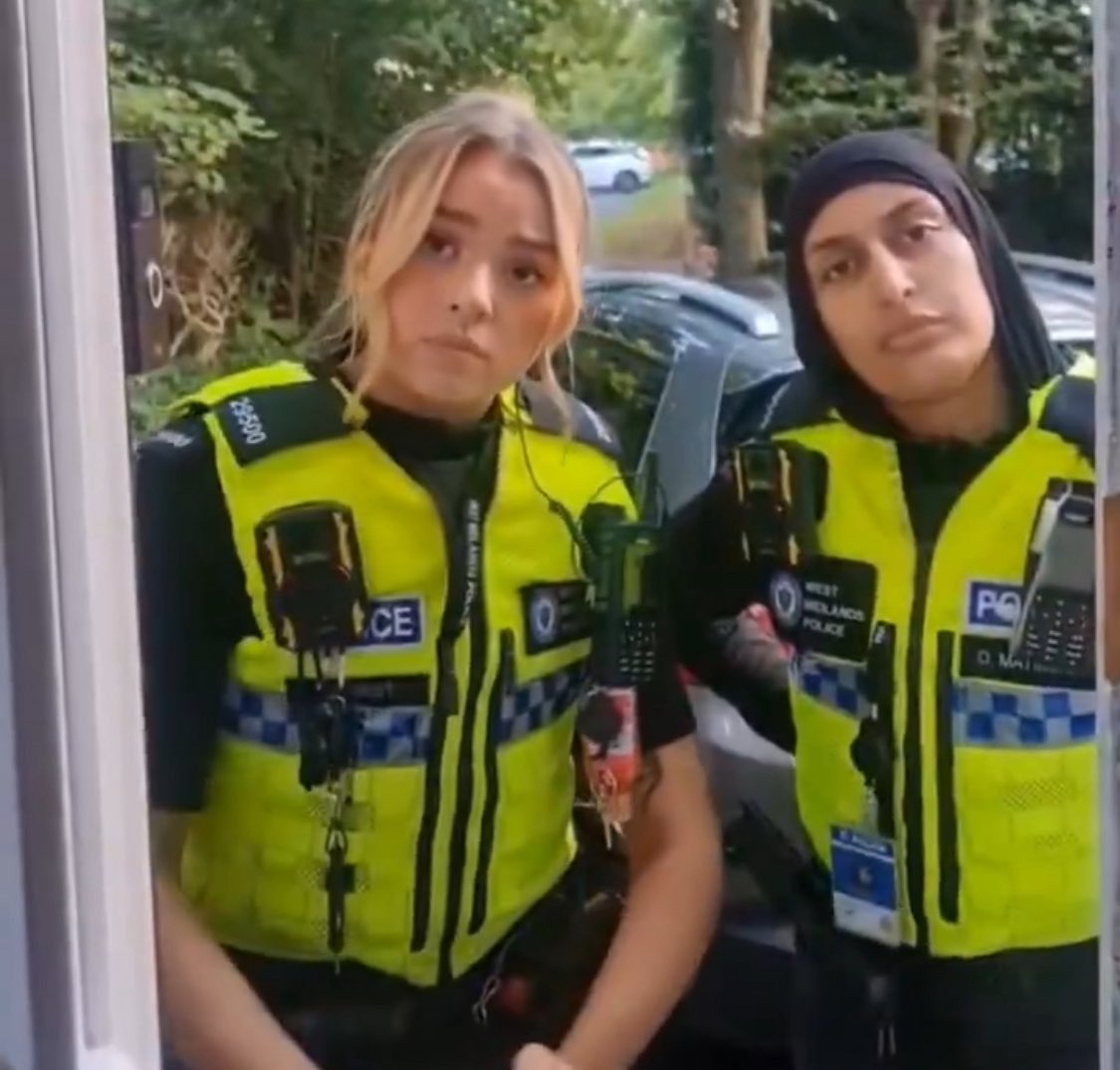 UK Social Media Police meme template variation