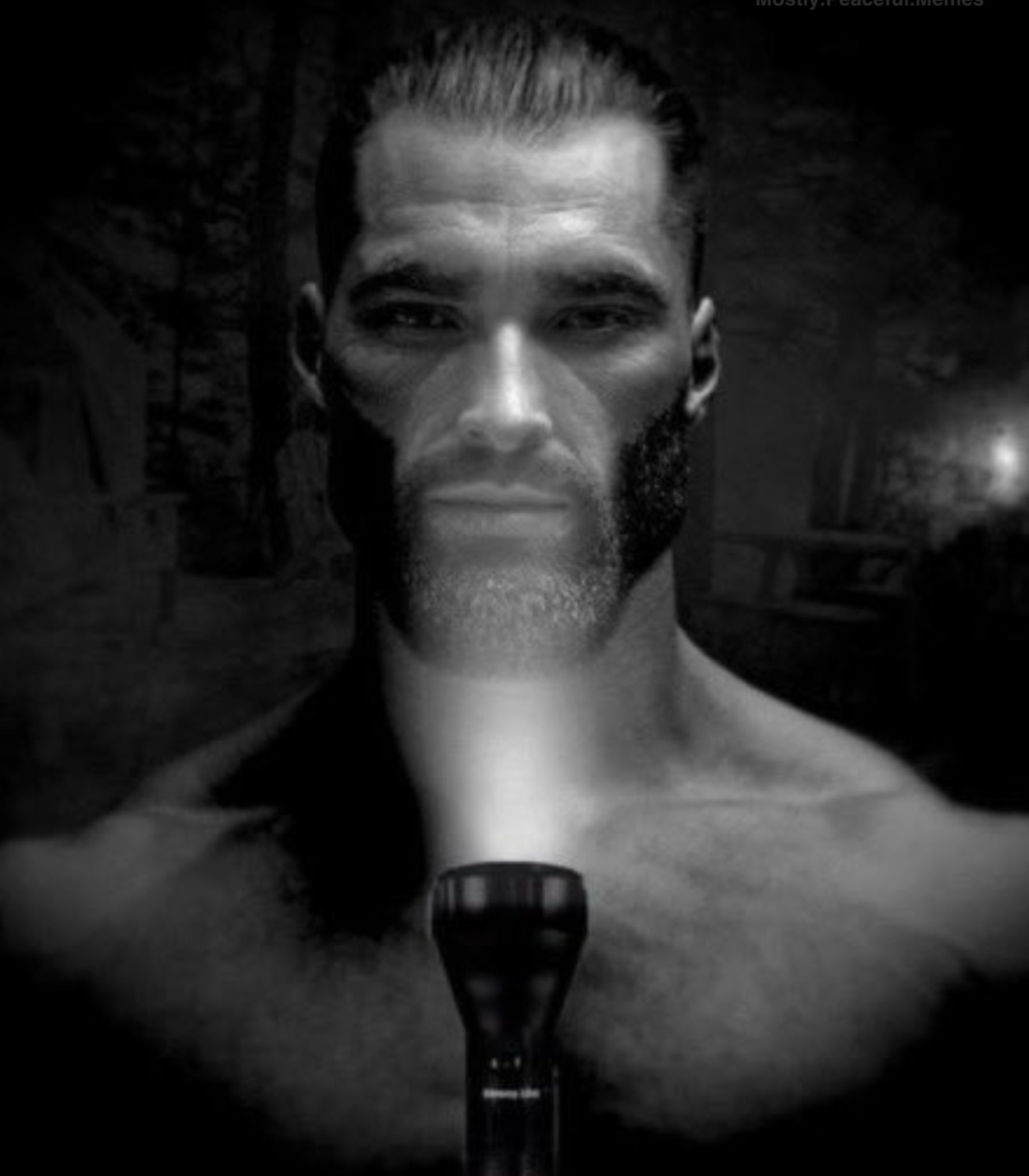 Chad Telling Ghost Story meme template