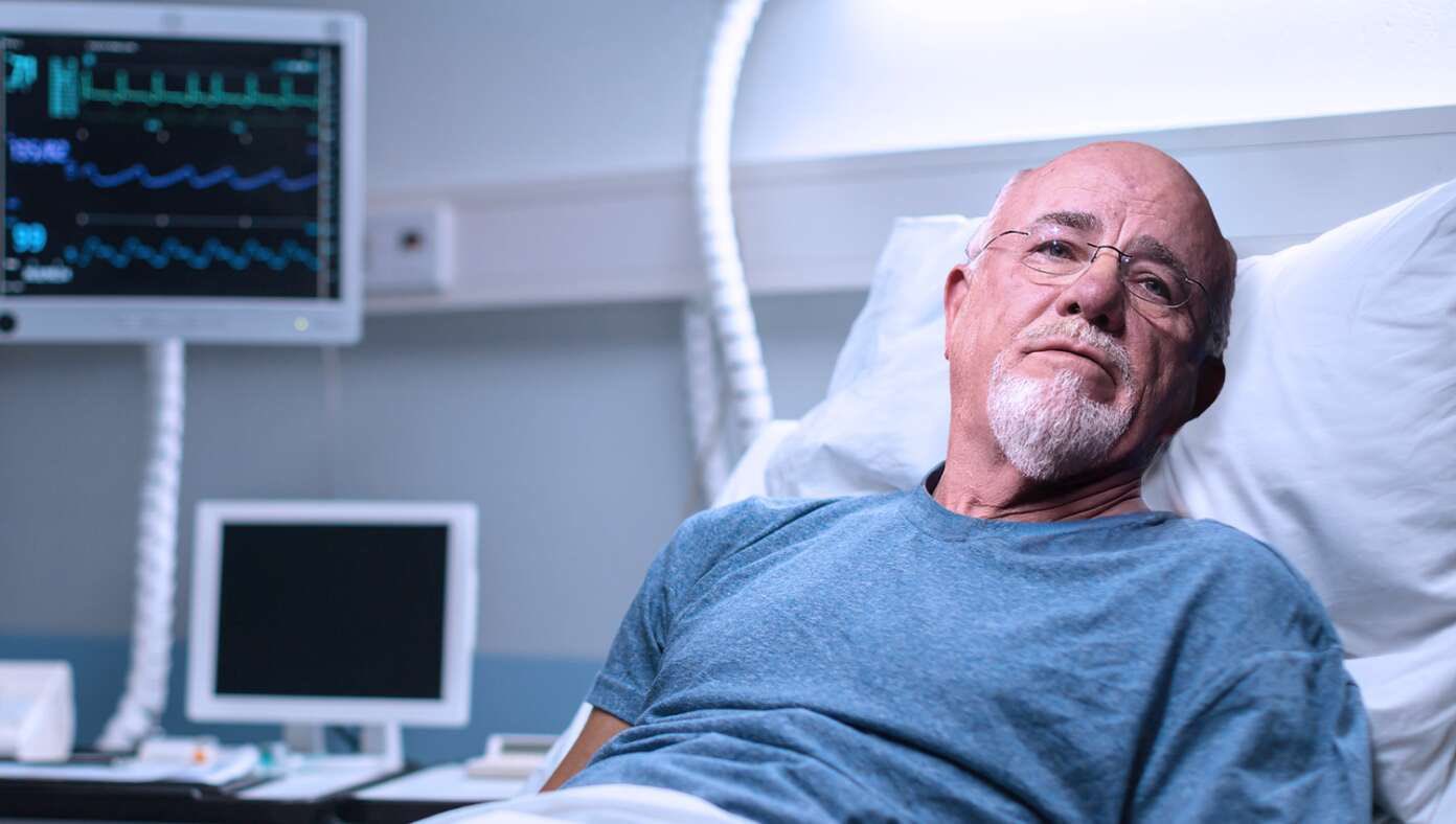 Dave Ramsey in Hospital Bed meme template