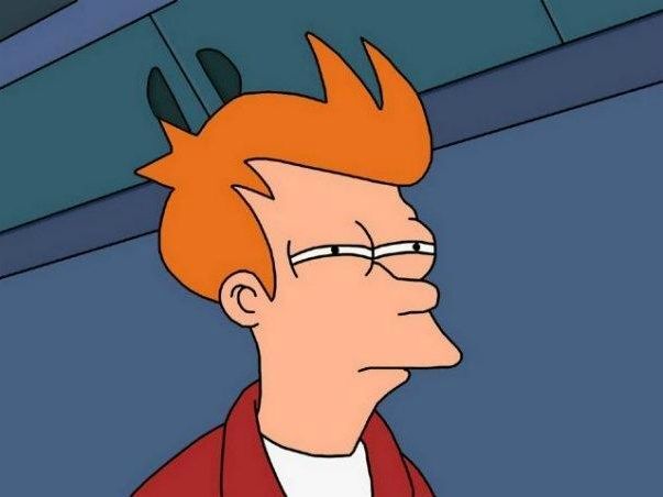 Futurama Fry Squinting - Not Sure If  meme template
