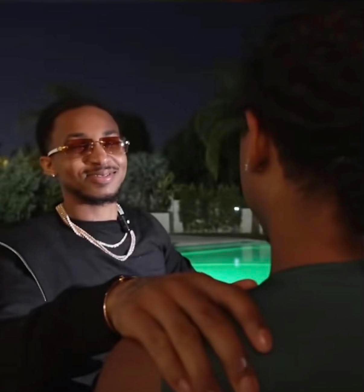 Hand on Shoulder - DDG Rapper meme template