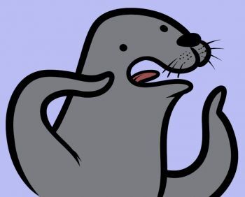 Homophobic Seal meme template