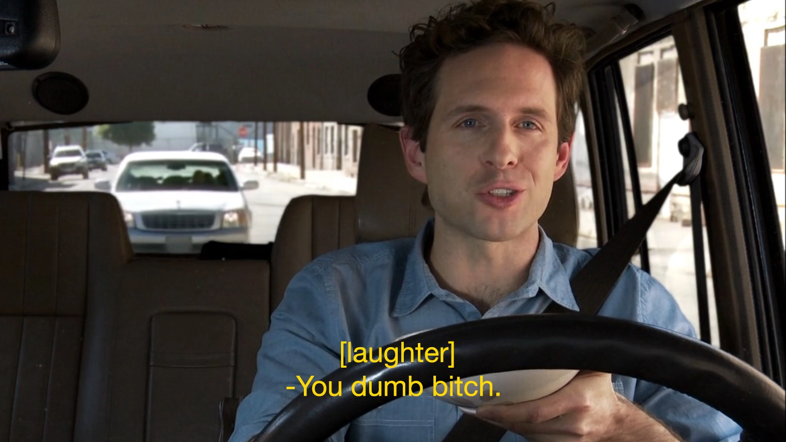 Laughter, You Dumb Bitch - Dennis Reynolds - It's Always Sunny In Philadelphia meme template