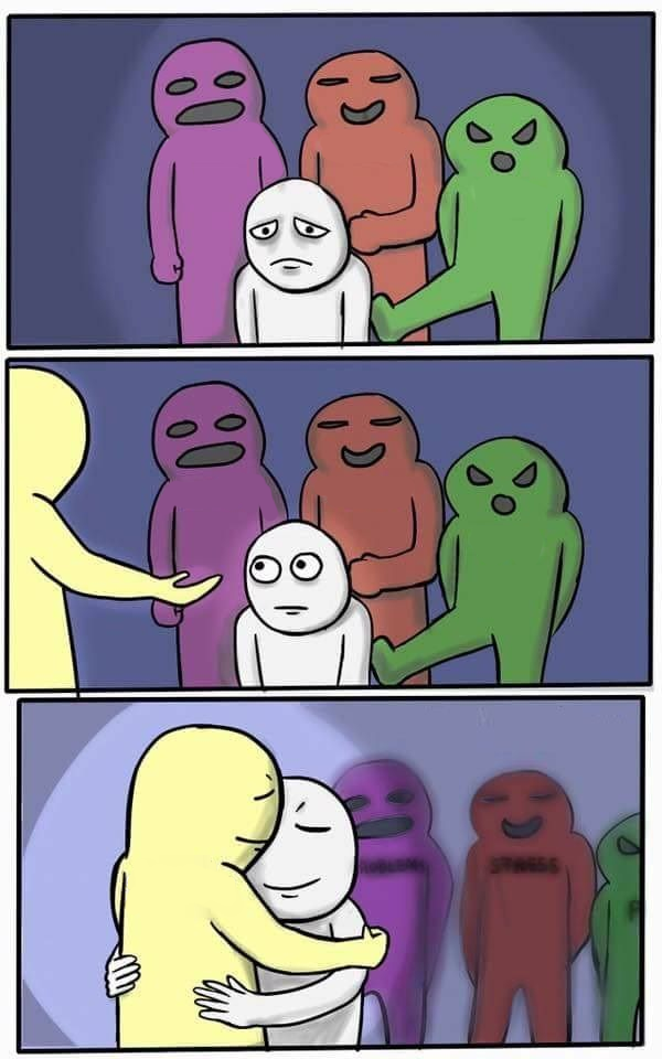 problems stress pain meme template