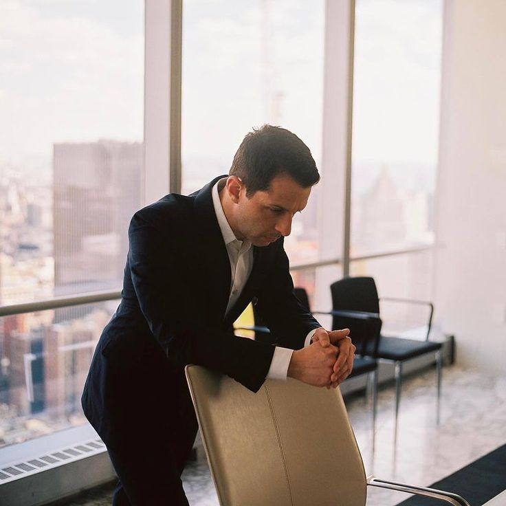 Reflective Kendall Roy with Chair - Succession meme template