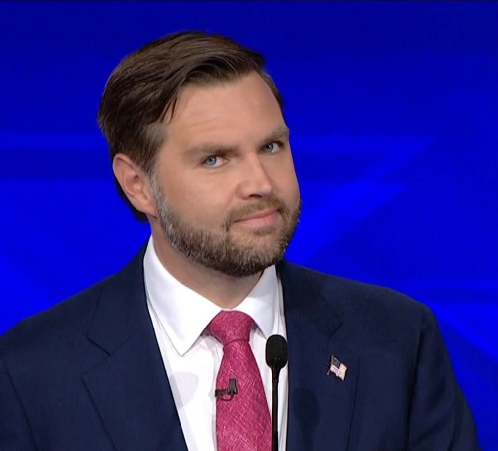Smirking J.D. Vance Side Eye meme template