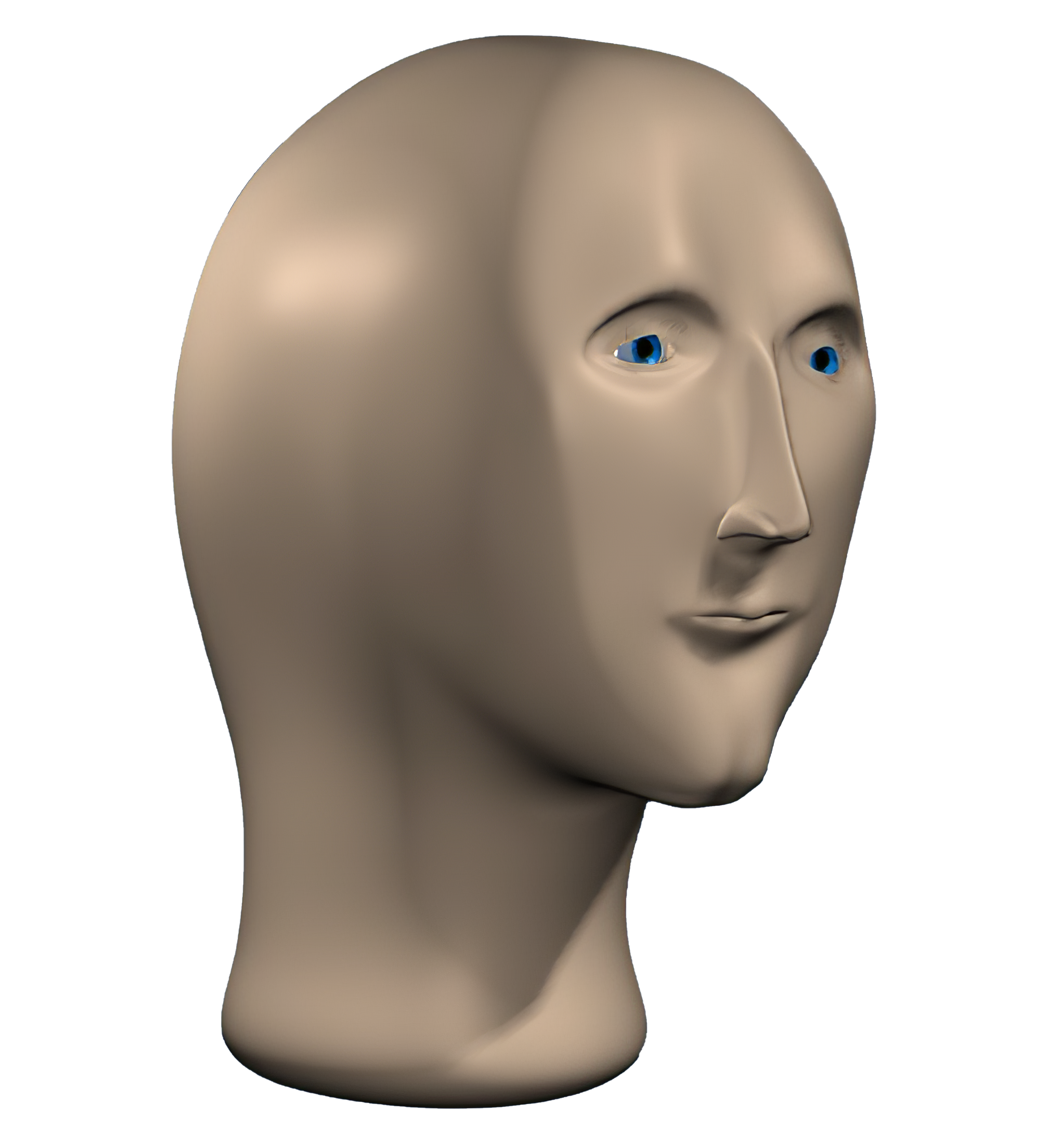 Stonks Meme Man Head meme template