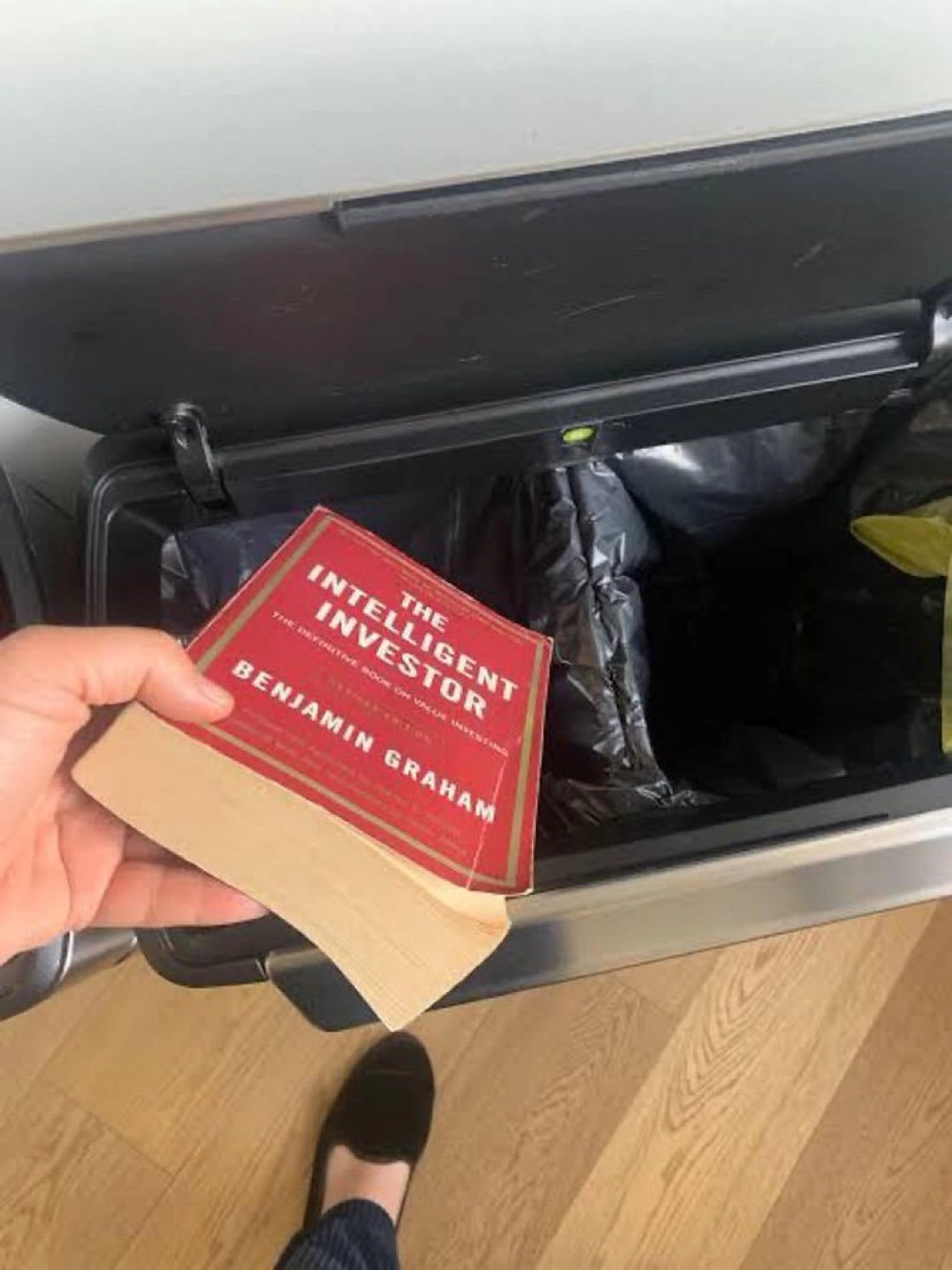 Throwing Out The Intelligent Investor by Benjamin Graham meme template