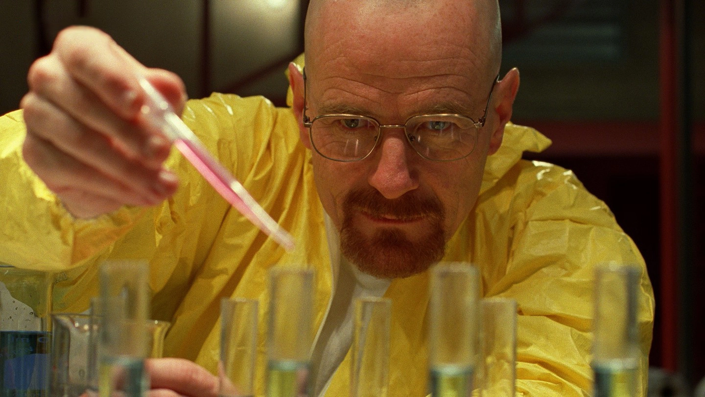 Walter White Experimenting - Breaking Bad meme template